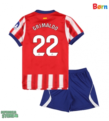 Atletico Madrid Alejandro Grimaldo #22 Replika Babytøj Hjemmebanesæt Børn 2026-27 Kortærmet (+ Korte bukser)